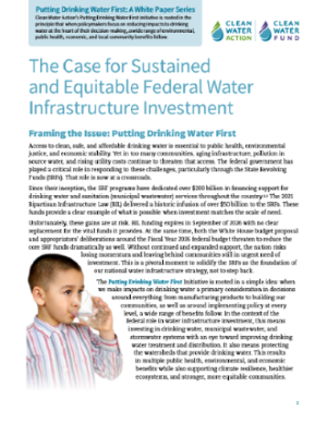Water Infrastructure Investment Cover - PDWF
