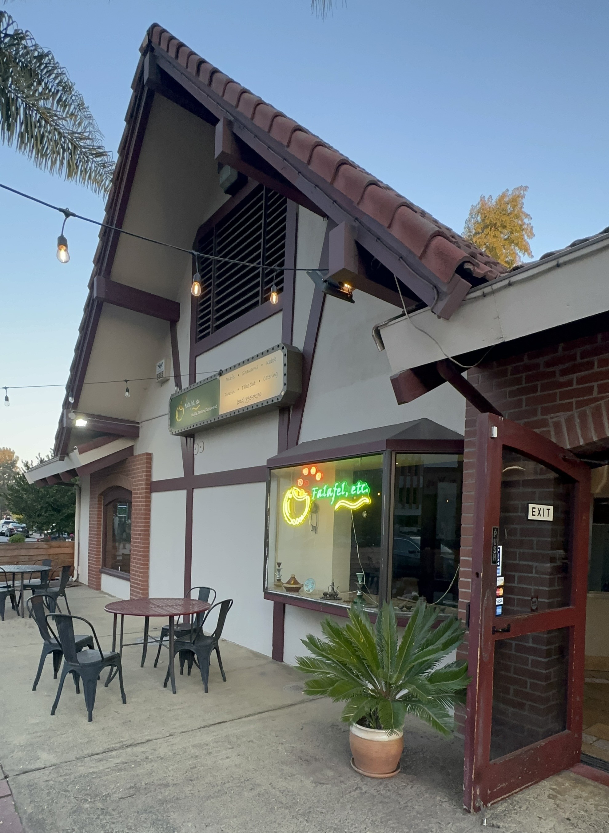 Storefront of Falafal Etc restaurant