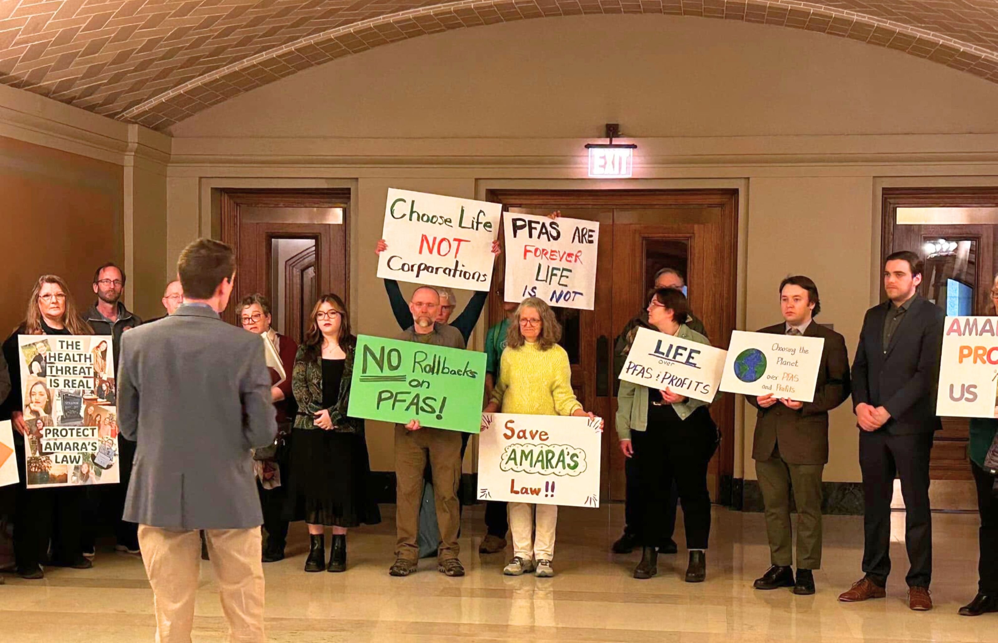 Protect Amaras Law Rally from March 2025