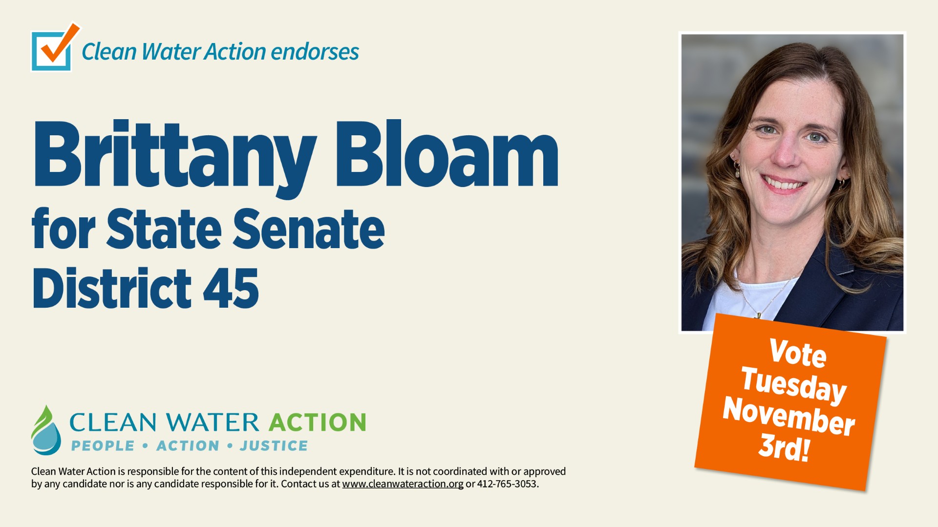 Brittany Bloam for State Senate, District 45