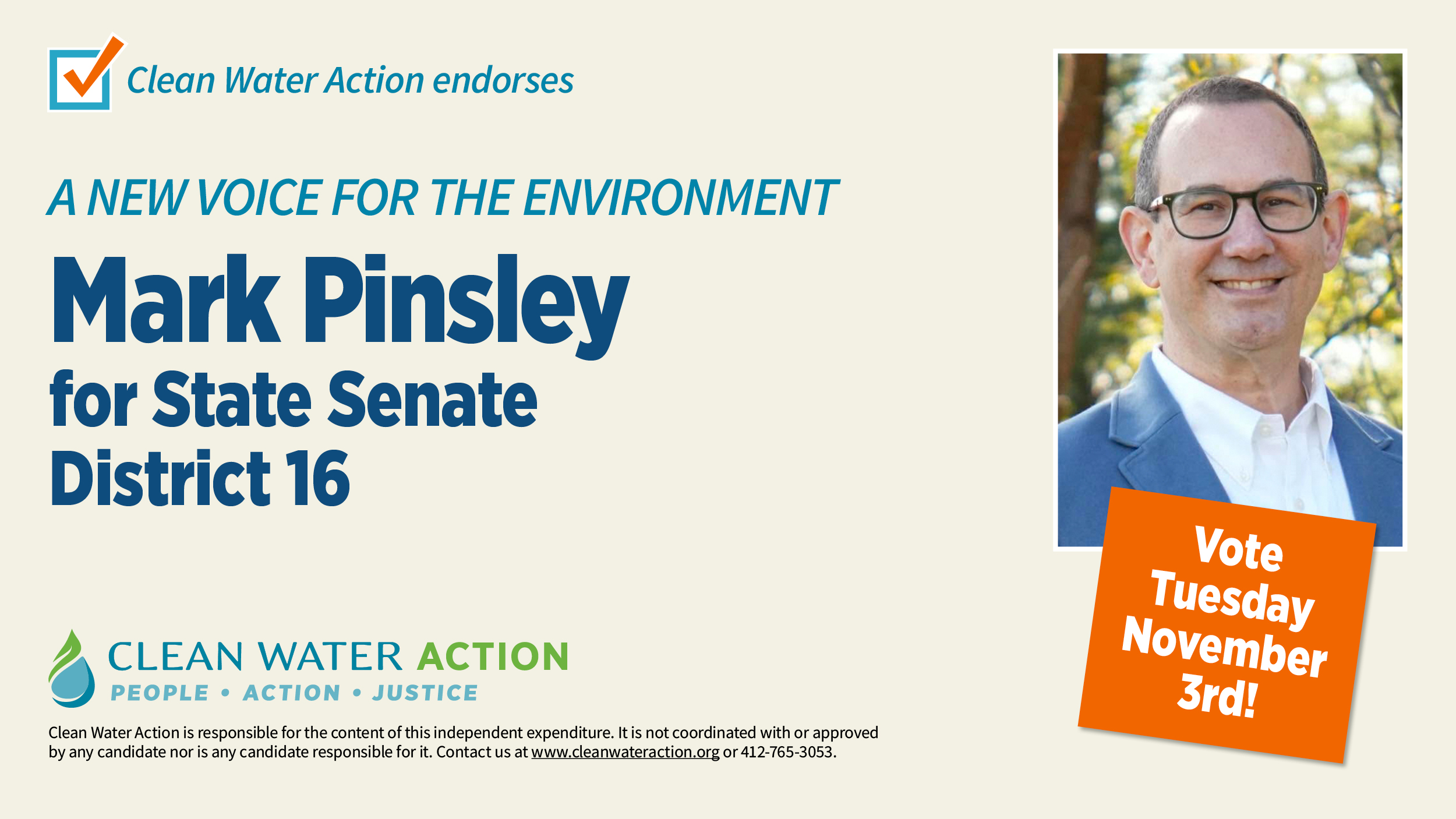 Mark Pinsley for State Senate, District 16