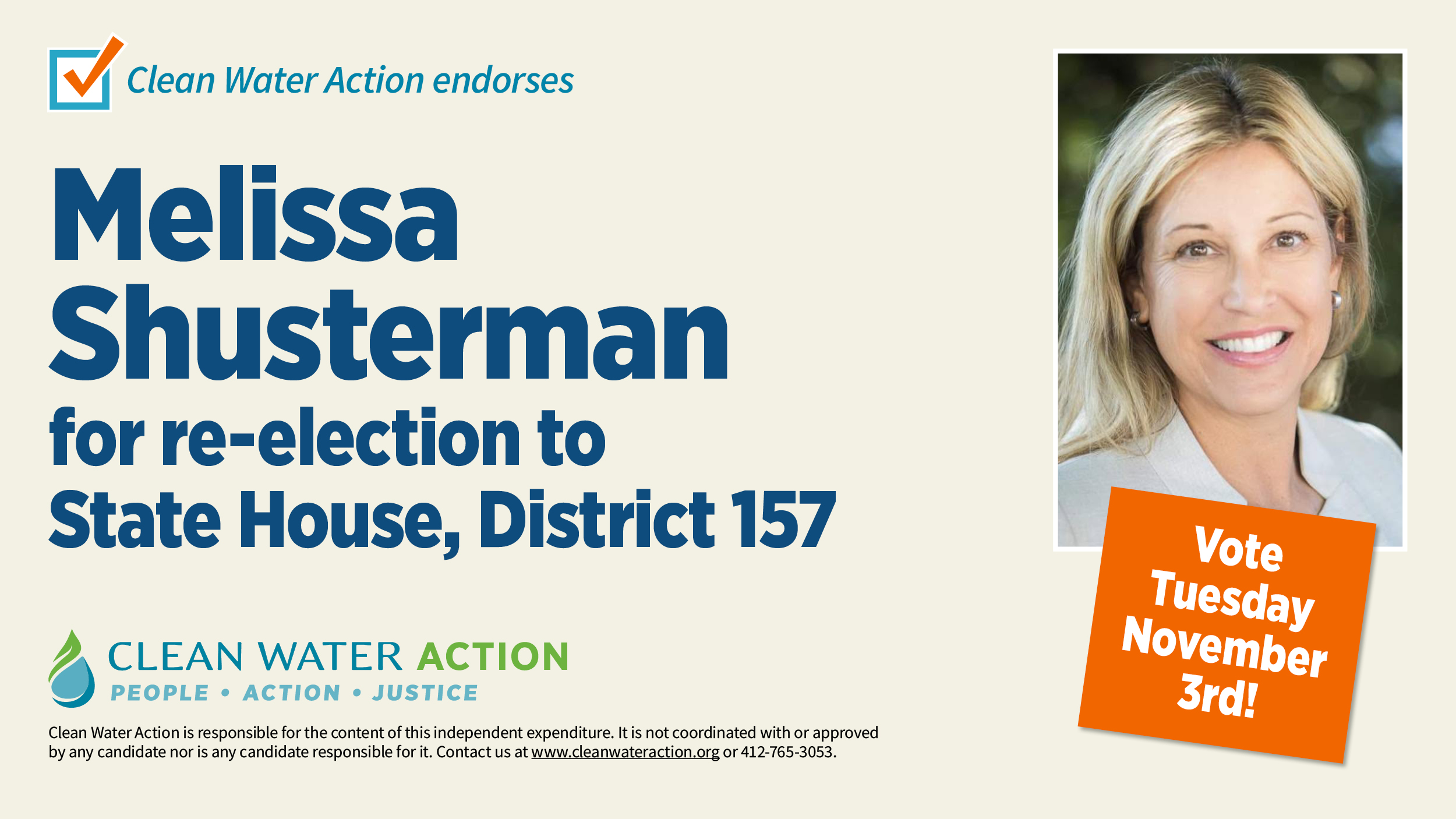 Melissa Shusterman, State House, Dist 157 