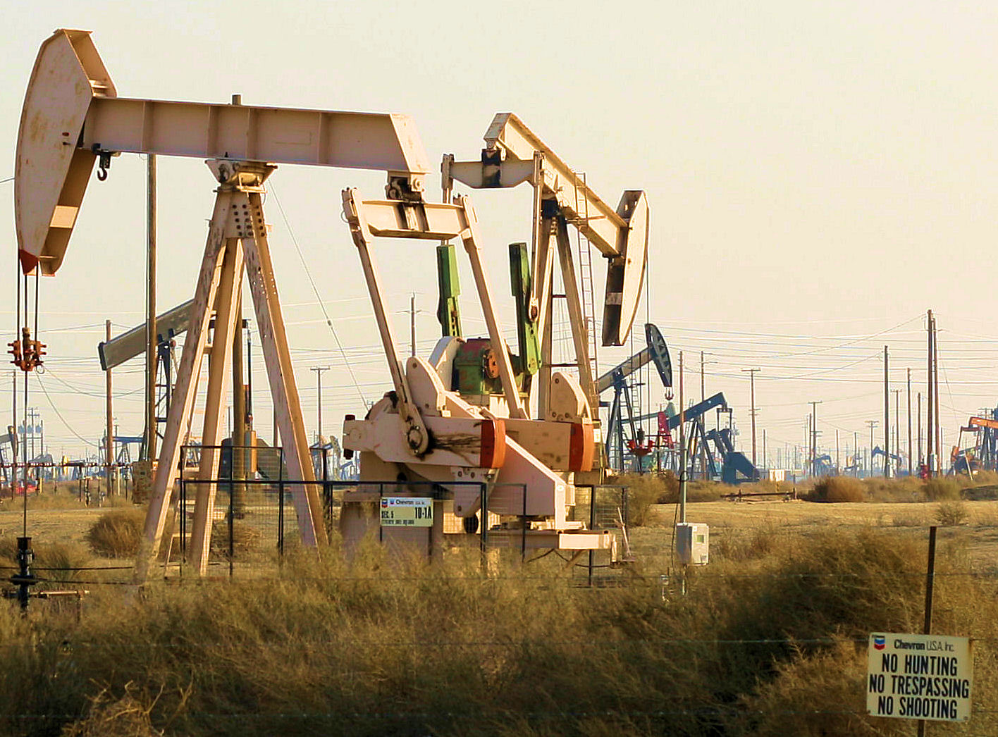 Pumpjack at the Lost Hills Oil Field