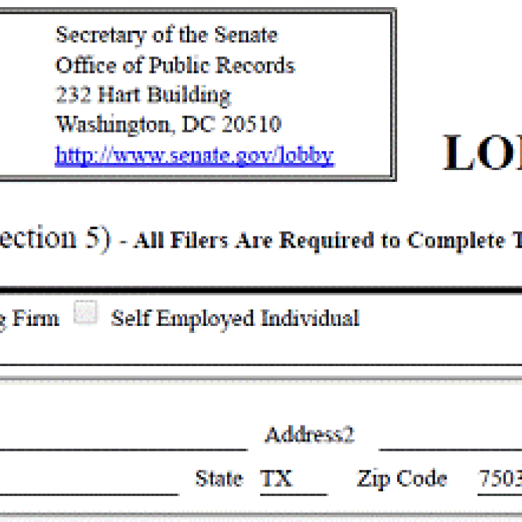 Exxon Lobbying Report