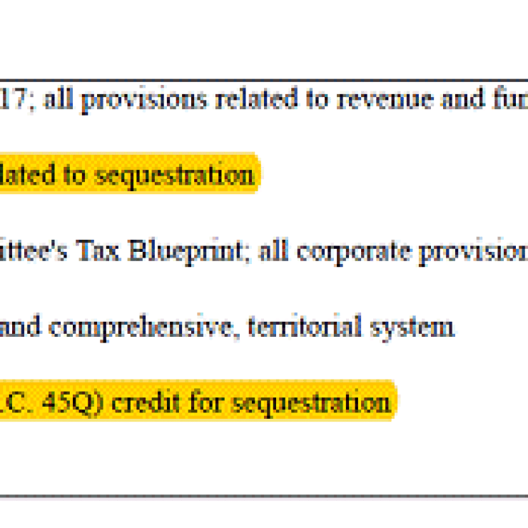 Specific Lobbying Issues