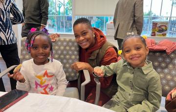 Image of kids at Clean Water Action's Autumn Toast event 2023