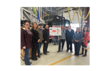 Image of Clean Water Action's CT State Director, Anne Hulick, at a press event with the Attorney General