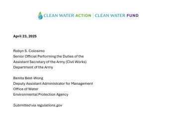 Preview of first page of the letter submitted to EPA on April 23, 2025