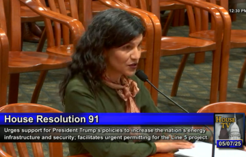 Dr Nichole Keway Biber testifying in MI House Committee
