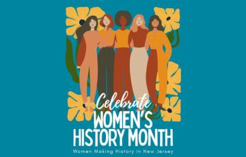 celebrating women's history month graphic for blog post