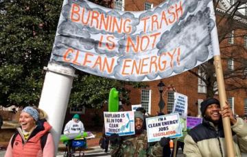 Incinerator Protest