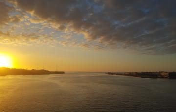 The Severn River at sunrise