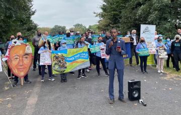 NJ-Terrance Bankston-Main Amazon Press Rally Photo