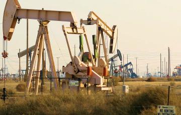 Pumpjack at the Lost Hills Oil Field