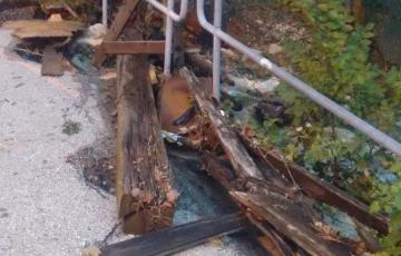 Debris in Maryland Photo by Jennifer Kunze