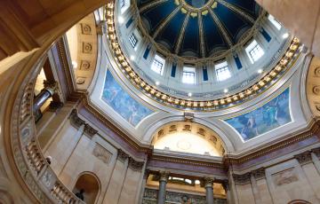 Minnesota Capitol Rotunda Inside Dome-evilfoo