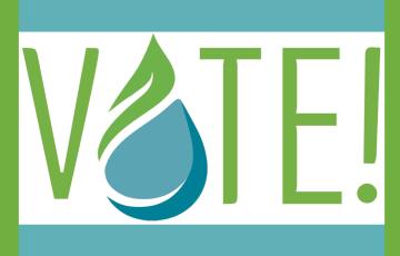 Image of Clean Water Action's Vote Logo