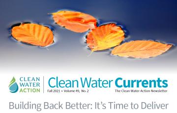Clean Water Currents -- Fall 2021 -- Cover