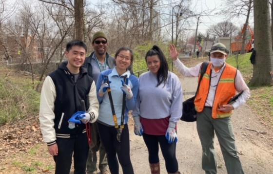 APACC clean up event Washington DC - Photo from Brenda Richardson