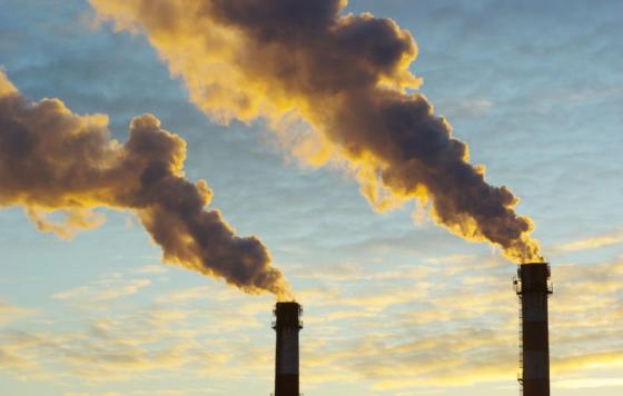 Image of air pollution from canva