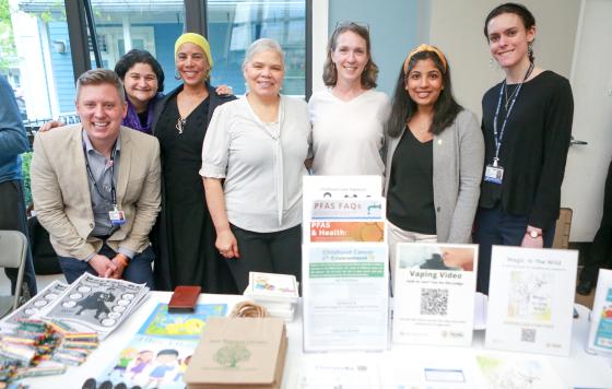 Boston Children’s Hospital's Pediatric Environmental Health Center provided engaging resources for the whole family (photo credit Angela Rowlings)