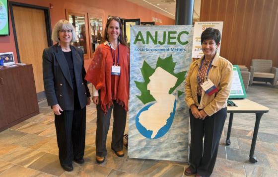 Image of Amy Goldsmith and Marta Young Receiving an ANJEC award