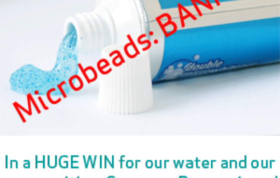 Microbeads banned!