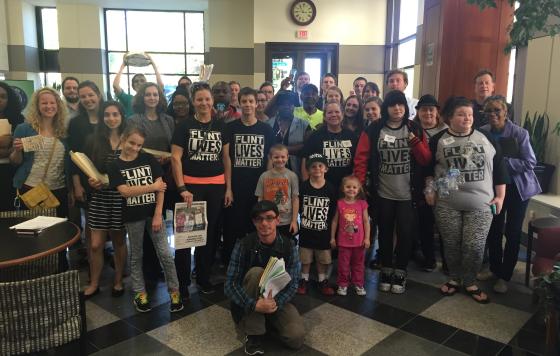 Clean Water Action with Flint Rising at the Capitol