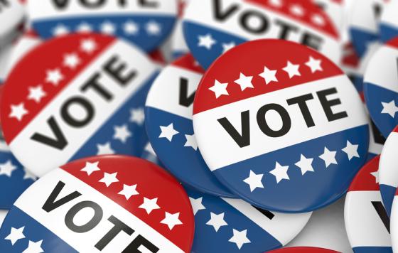 Vote pins. Credit: luismmolina / iStockPhoto