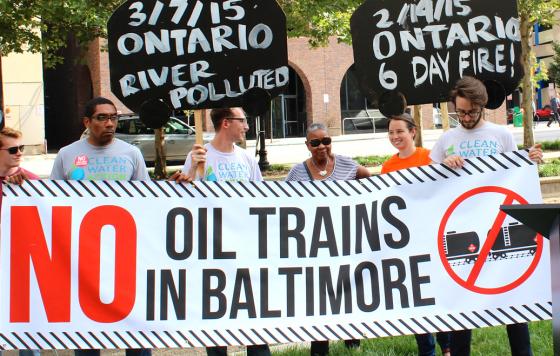 Oil Trains Baltimore by jennifer kunze